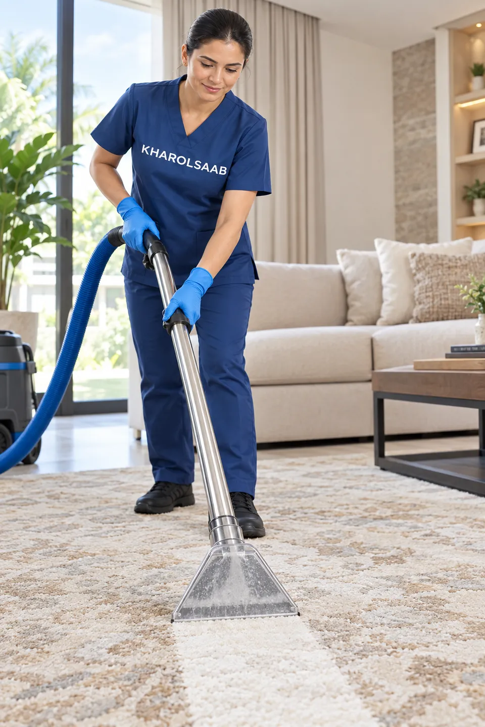 Carpet Cleaning in Abu Dhabi by Kharolsaab
