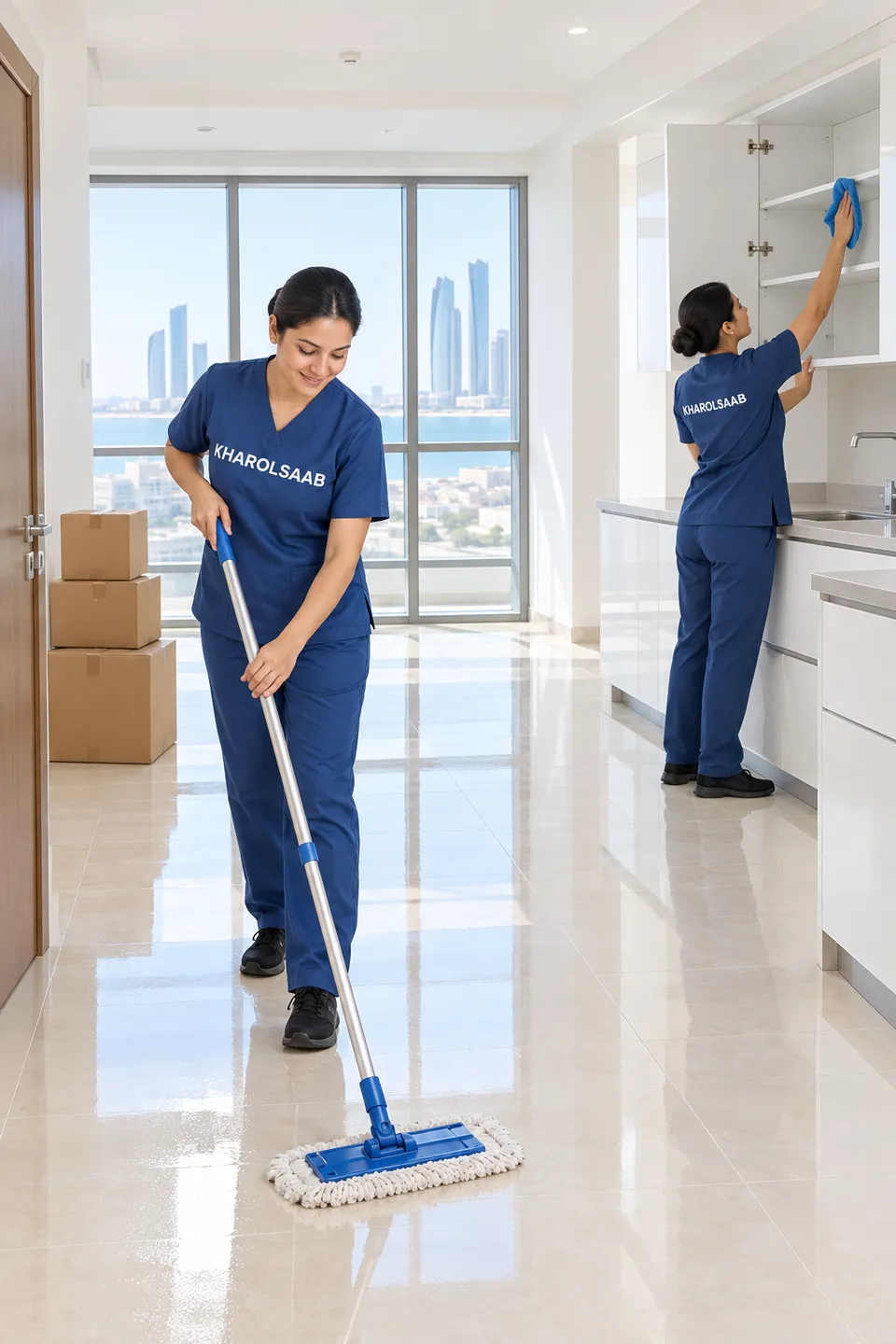 Move-in / Move-out Cleaning in Abu Dhabi by Kharolsaab